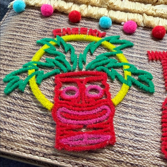 Kate Spade "Breath of Fresh Air" Tiki Bar clutch NWT - Picture 8 of 12